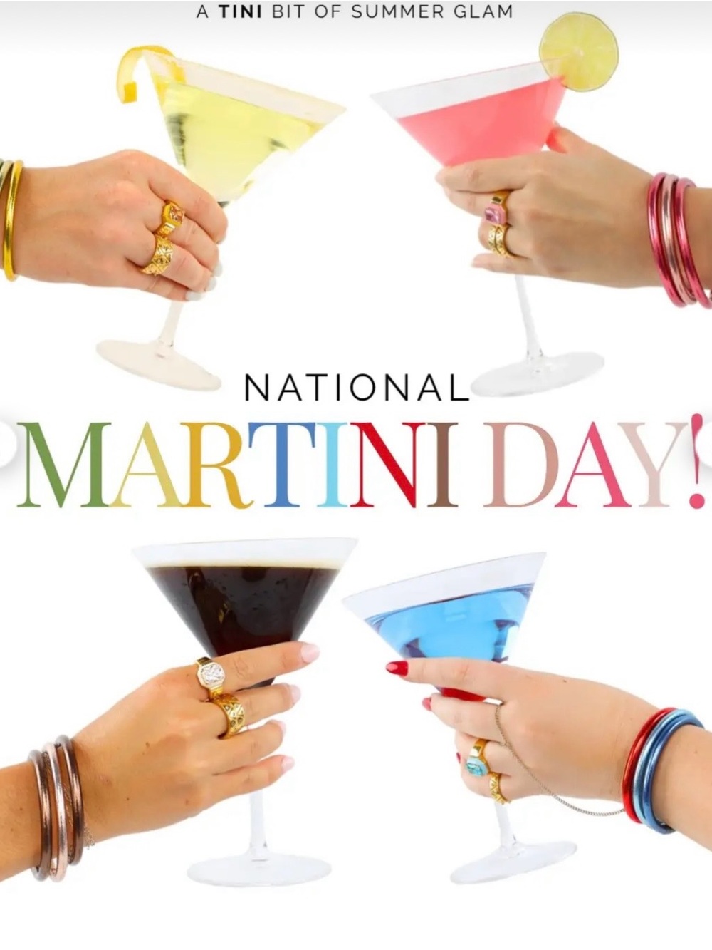 BuDhaGirl Martini Collection-Cosmopolitan Martini Stack - Picture 2 of 4